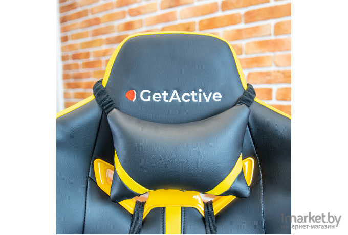 Геймерское кресло GetActive Day-off Black/Yellow [W-186-BY]