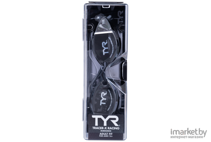 Очки для плавания Tyr Tracer-X Racing Mirrored черный [LGTRXM/043]