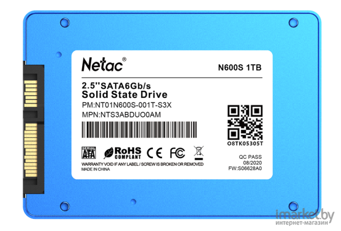 SSD диск Netac 1.0Tb N600S Series [NT01N600S-001T-S3X]