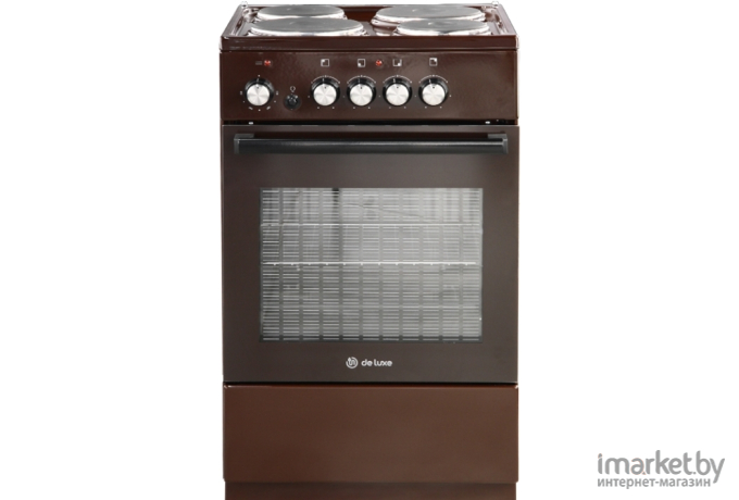Кухонная плита De luxe 5004.18э-014 коричневый