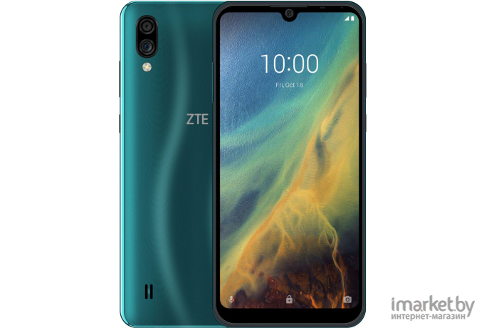 Мобильный телефон ZTE Blade A5 2020 2Gb+32Gb аквамарин