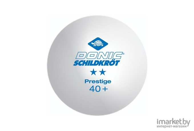 Мячи для настольного тенниса Donic PRESTIGE 2 6 штук белый [618026]