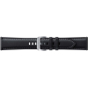 Сменный ремешок Samsung Для Galaxy Watch 3 45mm / Watch 46mm Stitch Leather Band Black [ET-SLR84LBEGRU]