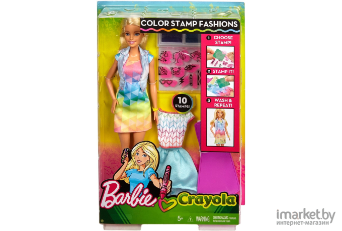 Игрушка Barbie Crayola Модные наряды [FRP05]