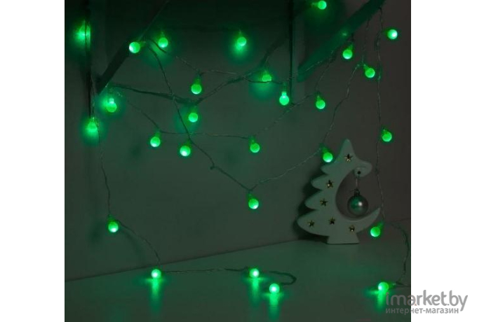 Новогодняя гирлянда Luazon Нить 30 LED 5м зеленый [3590703]