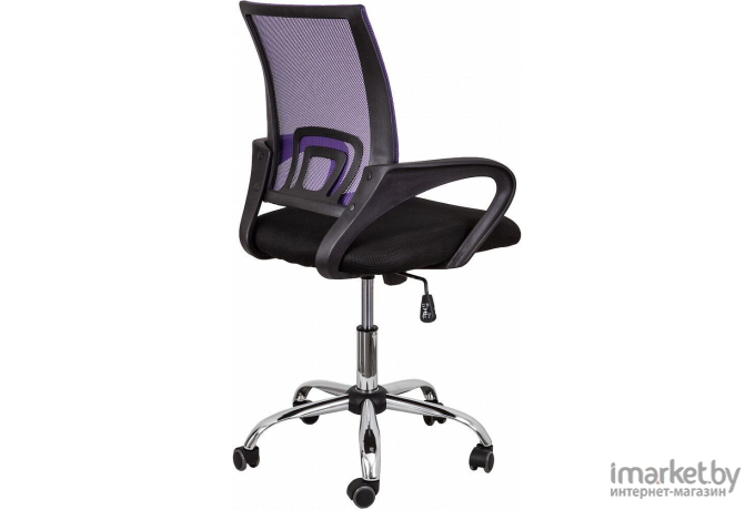 Офисное кресло AksHome Ricci Chrome фиолетовый/черный