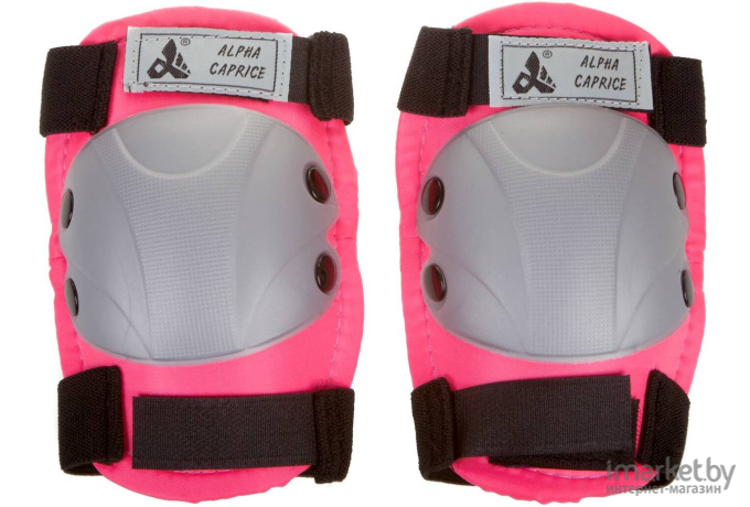 Комплект защиты на колени и локти Alpha Caprice 104B р-р M Pink