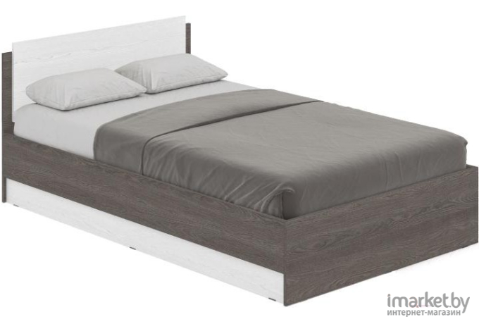 Кровать Modern Аманда А12 анкор темный/анкор светлый