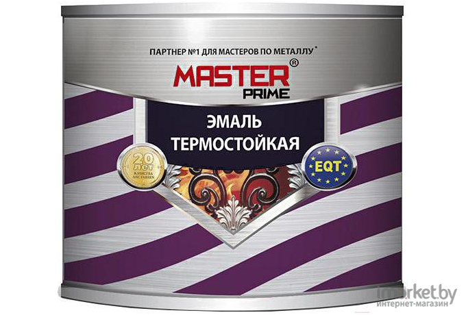 Эмаль MASTER Prime Термостойкая 400 г (белый)