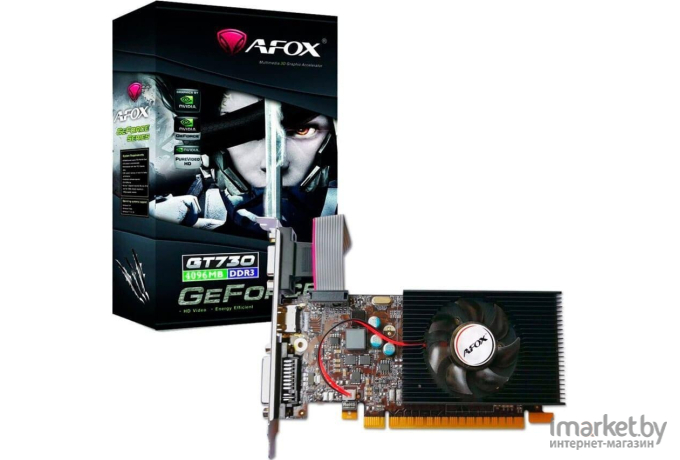 Видеокарта AFOX GT 730  4GB DDR3 [AF730-4096D3L6]