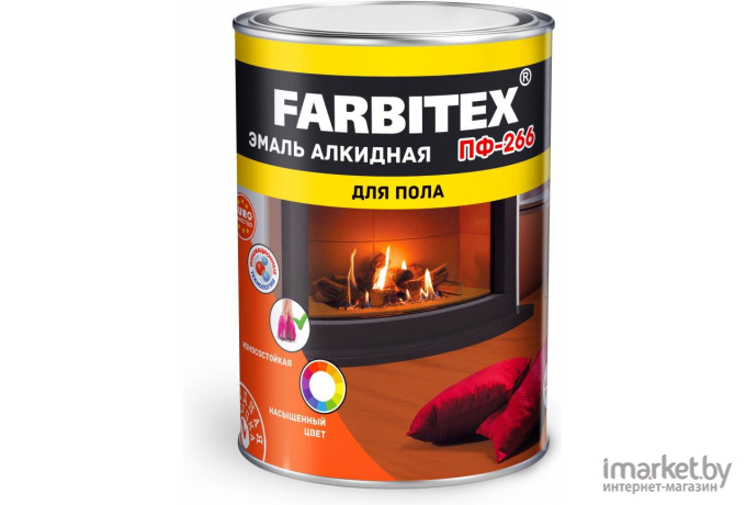 Эмаль Farbitex ПФ-266 10 кг (золотистый)