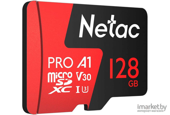 Карта памяти Netac MicroSD P500 Extreme Pro 128GB [NT02P500PRO-128G-S]