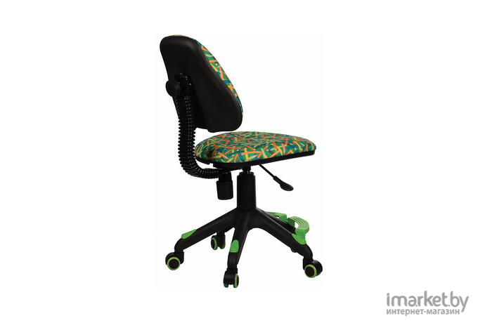 Офисное кресло Бюрократ KD-4-F зеленый карандаши [KD-4-F/PENCIL-GN]