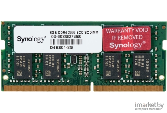 Оперативная память Synology 8 GB DDR4 ECC Unbuffered SODIMM [D4ES01-8G]