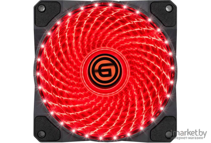 Система охлаждения Ginzzu LED 12LR33 красный