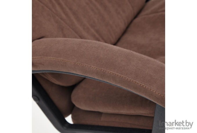 Офисное кресло TetChair COMFORT LT флок 6 коричневый
