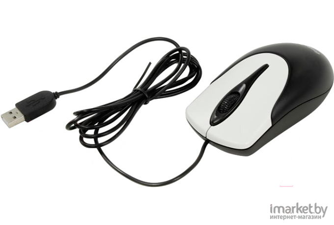 Мышь Genius NetScroll 100 V2 new черный/белый [31010001400]