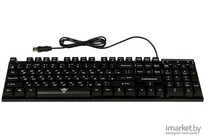 Клавиатура Nakatomi KG-23U черный