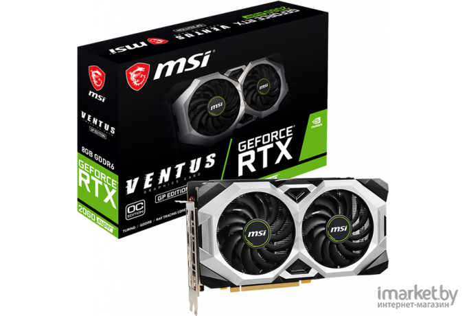 Видеокарта MSI GeForce RTX 2060 VENTUS GP OC