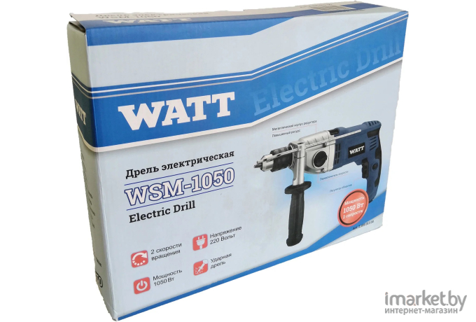 Электродрель WATT WSM-1050 [2.105.013.00]