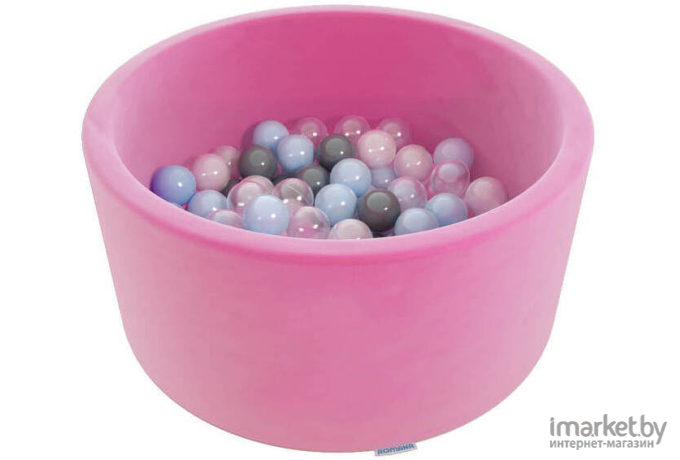 Игровой сухой бассейн Romana Easy ДМФ-МК-02.53.03 розовыми шариками розовый [СГ000005213]