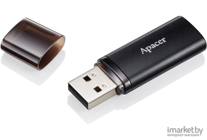 USB Flash Apacer AH25B 64GB черный (AP64GAH25BB-1)
