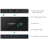 USB-хаб Ugreen US216 Sharing Switch Selector черный (30768)