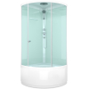 Душевая кабина Domani-Spa Simple 99 high белый/сатин матированное стекло (DS01Sm99HWM00)