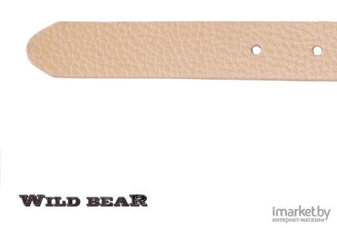Ремень WILD BEAR RM-079f Premium  125 см Light Pink