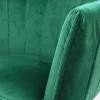 Кресло Aks Home Melon поворотное велюр зеленый/черный