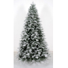 Новогодняя елка Maxy Poland Наоми заснеженная с литыми ветками 2.3 м