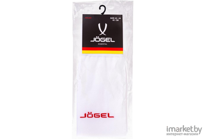 Гетры футбольные Jogel JA-002 38-41 белый/красный