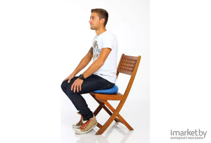 Амортизационная подушка-сиденье Topeak Dynair Wedge Ballkissen Comfort 36 см х 37 см синий [TG\400724\BL-00-00]