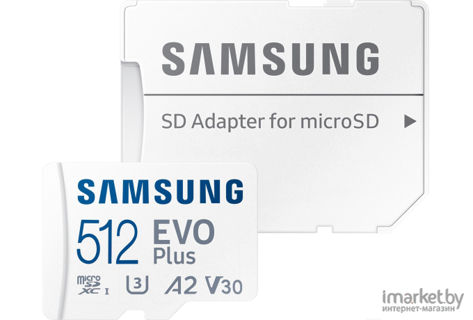 Карта памяти Samsung MicroSD EVO plus 512 ГБ [MB-MC512KA/RU]