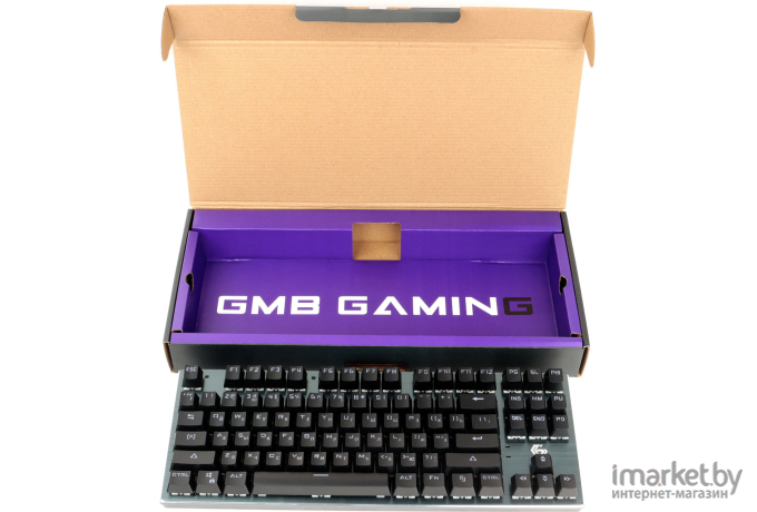 Клавиатура Gembird KBW-G540L серебристый