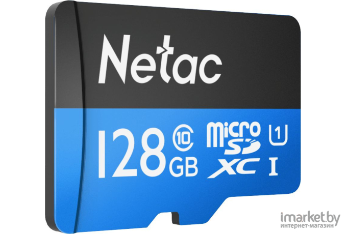 Карта памяти Netac P500 Standard MicroSDXC 128GB [NT02P500STN-128G-S]