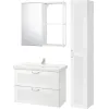 Комплект мебели для ванной Ikea Фискон/Твэллен белый [594.373.87]