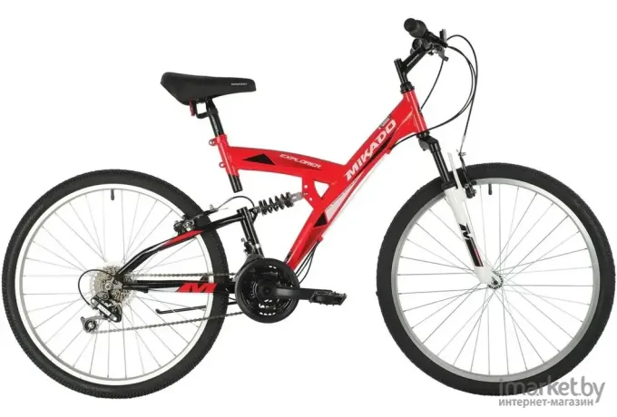 Велосипед Mikado 26SFV.EXPLORER.18RD2 красный