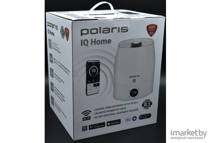 Увлажнитель воздуха Polaris PUH 4040 WIFI IQ Home белый [018599]