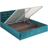 Кровать Mebel-Ars Версаль бархат 160 сине-зеленый