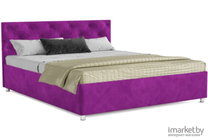 Кровать Mebel-Ars Классик 160 фиолетовый
