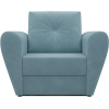 Кресло-кровать Mebel-Ars Квартет Luna 089 голубой