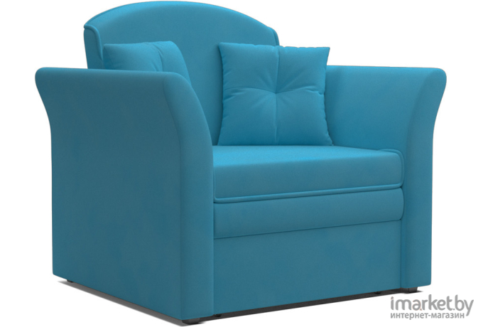Кресло-кровать Mebel-Ars Малютка №2 рогожка синий