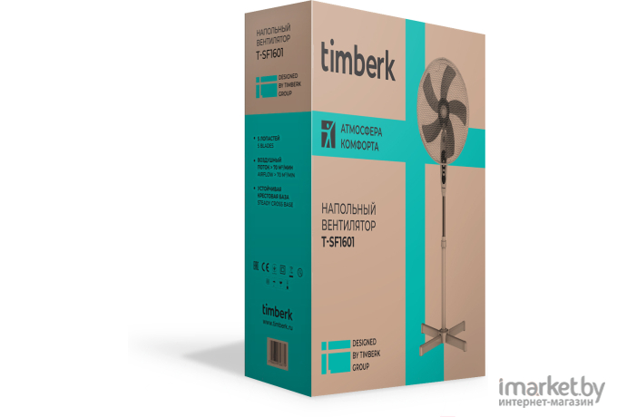 Вентилятор Timberk T-SF1601 белый