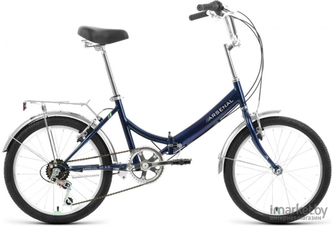 Велосипед Forward Arsenal 20 2.0 2022 14 темно-синий/серый [RBK22FW20535]