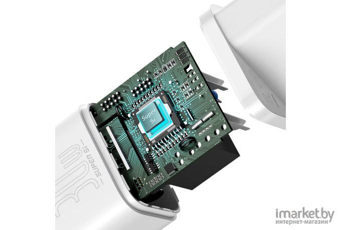 Сетевое зарядное устройство Baseus Super Si Quick Charger White [CCSUP-J02]