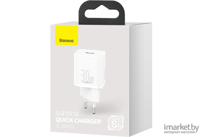 Сетевое зарядное устройство Baseus Super Si Quick Charger White [CCSUP-J02]