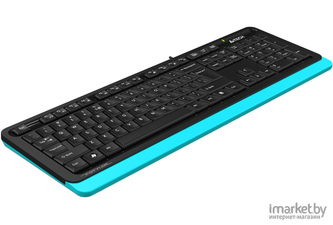 Клавиатура A4Tech Fstyler USB черный/синий [FKS10 BLUE]