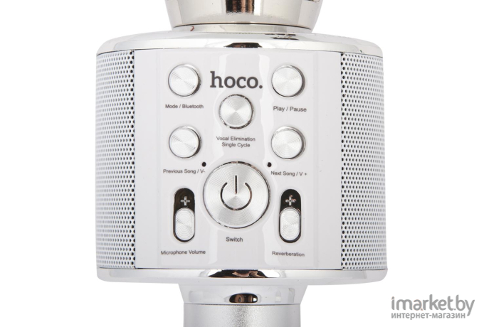 Микрофон Hoco BK3 Silver [6957531065784]