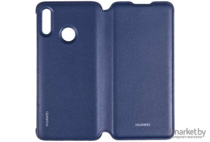 Чехол для телефона Huawei Чехол для телефона Huawei Flip Cover для Huawei Y7 2019 (синий) [Huawei Y7 Синий]